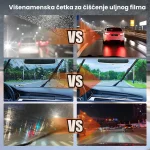 četka za uklanjanje masnog filma sa stakla — prikaz funkcija