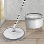 rotirajući mop sa kofom — u upotrebi