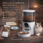 automatska hranilica sa kamerom — u upotrebi