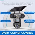 solarna PTZ kamera sa SIM karticom — prednja strana