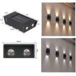 solarne zidne lampe — pakovanje