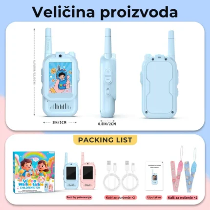 video voki toki za decu — prednja strana