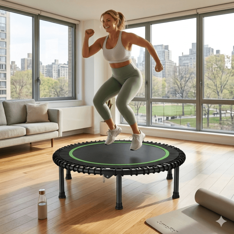 JumpFit™ Fitness Trampolina – Kardio Trening Kod Kuće bez Bolova u Zglobovima