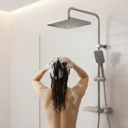 Premium Zidni Tuš sa Displejom i Dodacima – Luksuzni Set za Kupatilo - slika 2