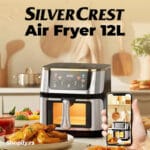 SilverCrest Air Fryer 12L – Porodična Friteza na Vrući Vazduh 1400W - prednja strana