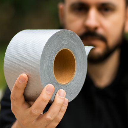 Butil-Aluminijumska Traka za Zaptivanje – Vodootporna, UV Otporna (1+1)