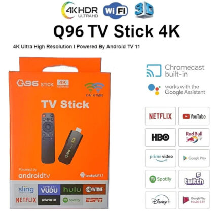 Android TV Stik Q96 4K | 8GB RAM + 128GB | Smart TV Box - slika 2