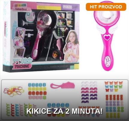 Set za pravljenje pletenica – Twist aparat za kikice i punđe