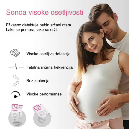 Bebin Puls – Aparat za Slušanje Srca Bebe kod Kuće - slika 2