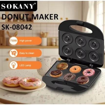 Aparat za krofne Sokany 750W — u upotrebi