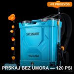 Automatska leđna kanta za prskanje 16L — baterija 4000mAh, pritisak do 120 PSI - prednja strana
