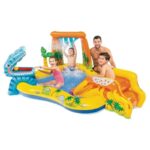 Intex Bazen za Decu Zabavni Park – Tobogan, Palma i Vodopad
