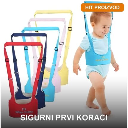 Bebi Hodalica sa Podesivim Trakama — Podrška za Prve Korake