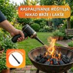 4 u 1 Bežični Usisivač i Duvač za Auto sa Punjivom Baterijom - slika 4