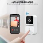 Bežično zvono sa kamerom WiFi za vrata — noćni vid i mobilna aplikacija - slika 6