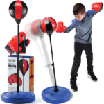 Boks Set za Decu – Podesiva Visina, PU Materijal, od 6 Godina - slika 7