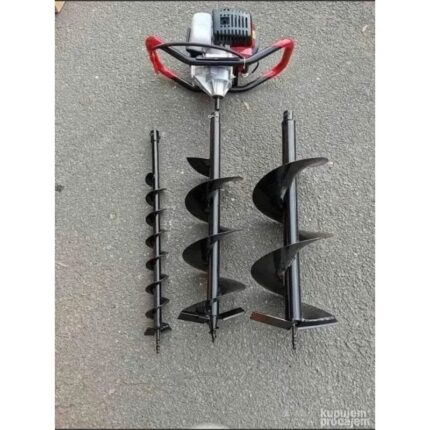 Bušač Rupa za Zemlju sa 3 Burgije — Dvotaktni Motor 52cc / 4,8kW