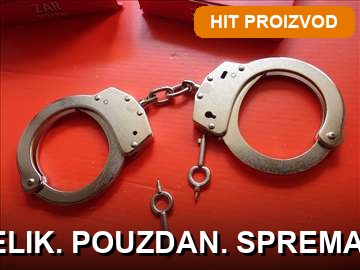 Čelične Lisice na Lanac sa 2 Ključa – Profesionalne Metalne Lisice za Sigurnosne Namene