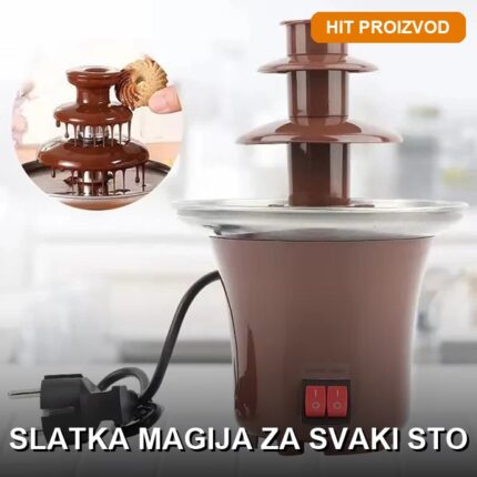 Čokoladna fontana na 3 sprata — 300-500g kapacitet, 30W