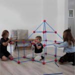 Dečiji set za izgradnju dvorca — štapići i kuglice za kreativnu gradnju - slika 4