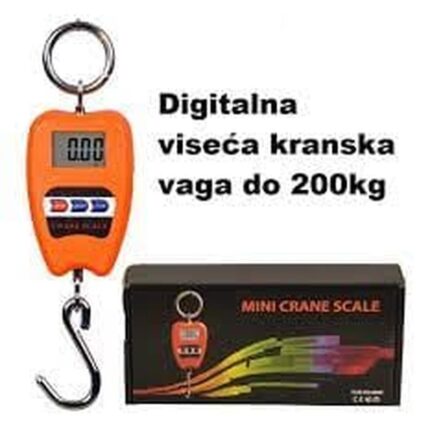 Digitalna Viseća Vaga do 200kg – Precizni Kantar za Merenje Tereta
