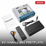 Digitalni TV Prijemnik DVB-T2 Set Top Box – HDMI, USB snimanje, sve besplatne kanale - u upotrebi