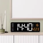 Digitalni LED Sat sa temperaturom i datumom — u upotrebi