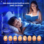 dino jaje projektor - u upotrebi