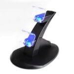 Dualni punjač za PS4 džojstik sa LED indikatorima i držačem za kontrolere - slika 2