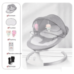 BabySwing Jaje – Električna Njihalica za Bebe sa Bluetooth Vezom - slika 6