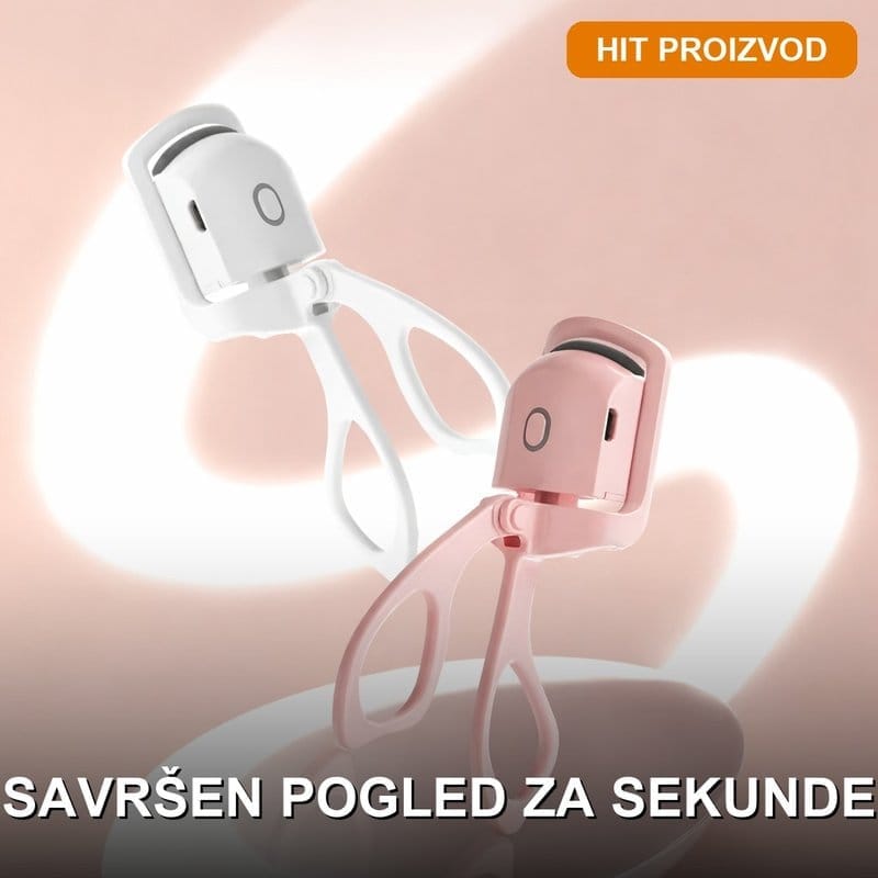 Električni uvijač trepavica USB Električni uvijač trepavica sa USB punjenjem — kompaktan beauty alat za savršeno uvijene trepavice