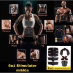 EMS Stimulator Mišića 6u1 – Smart Fitnes Uređaj za Oblikovanje Tela - slika 2