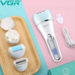 VGR 733 Epilator Set 6u1 – Električni Epilator za Lice i Telo - slika 2