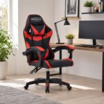 Ergonomska Gejmerska Stolica sa Naslonom za Noge — Za Dugo Sedenje i Gaming - slika 2