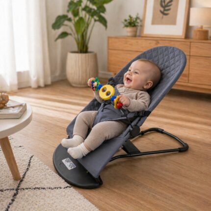 LullyBebe Ergonomska Njihalica za Bebe 0-24 Meseca — Bez Baterija - slika 2
