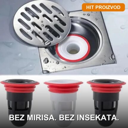 Filter protiv neprijatnih mirisa iz odvoda — univerzalni slivnik filter za kupatilo