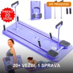 FitPower Pilates Sprava za Celo Telo — Preko 20 Vežbi, Sklopiva - prednja strana