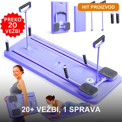FitPower Pilates Sprava za Celo Telo — Preko 20 Vežbi, Sklopiva