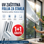 Folije za stakla na prozorima i vratima sa UV zaštitom 1+1 GRATIS