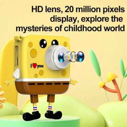 fotoaparat kamera za decu Sunđer Bob — prednja strana