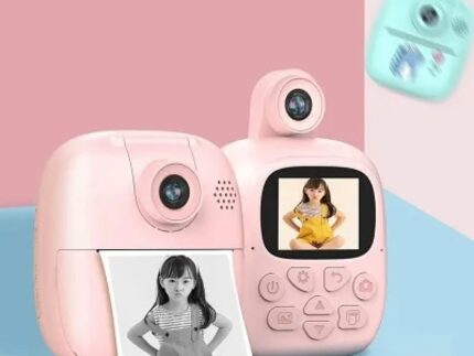 Fotoaparat za decu sa instant termalnim štampačem — 24MP, selfi kamera, štampa bez boje - slika 2
