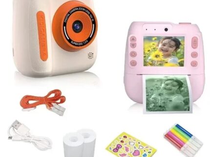 Fotoaparat za decu sa štampačem slika X320 — Instant Print, 1080P, 16x Zoom - slika 2