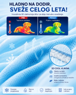 hladna prostirka za pse — detalji