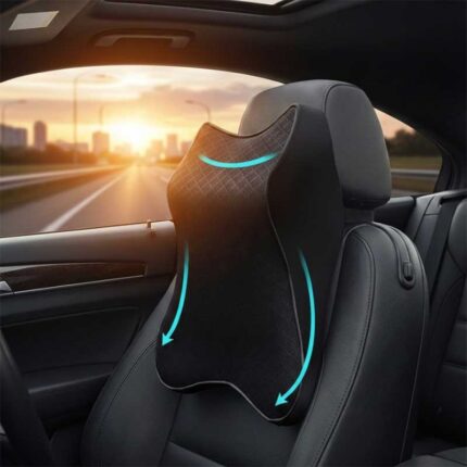 Ergonomski Jastuk za Vrat za Auto – Udobna Podrška Tokom Vožnje
