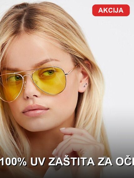 JHEYEWEAR NV3026 Unisex Naočare za Sunce sa 100% UVA&UVB Zaštitom