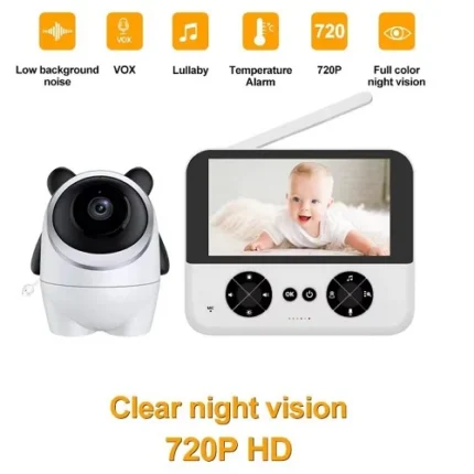 Danmini HD Baby Monitor – Kamera za Bebu sa WiFi i 4,3" Monitorom - slika 2