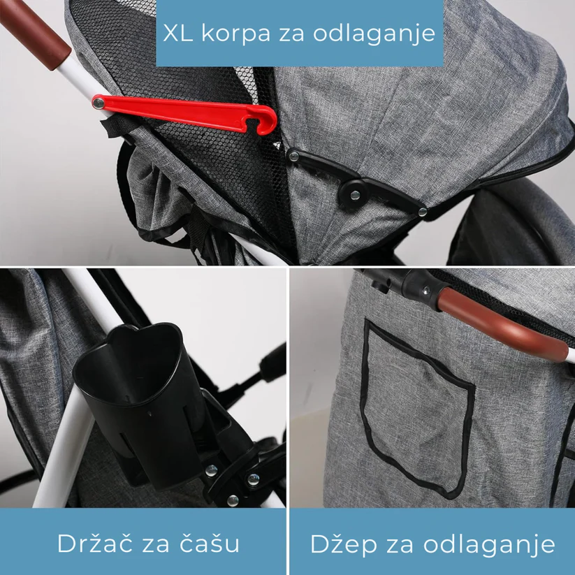 kolica za bebe 2u1 kolica za bebe 2u1 — pakovanje