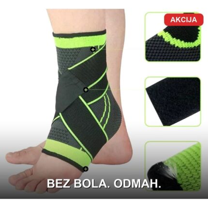 Kompresioni steznik za zglob sa 3D ortopedskom podrškom