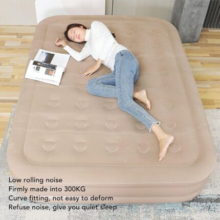 Krevet na Naduvavanje za Dvoje sa Jastukom i Ugrađenom Pumpom 200×150×40 cm - slika 2