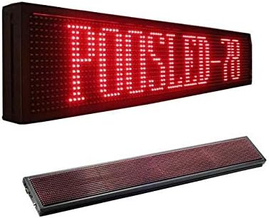 LED Svetleća Reklama Crvena 100×20 cm – Upravljanje Putem Aplikacije - slika 2